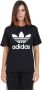 Adidas Originals Zwart sportief T-shirt met logo print Zwart Dames - Thumbnail 1