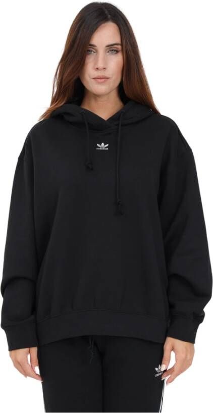 Adidas Originals Zwarte hoodie voor dames Zwart Dames