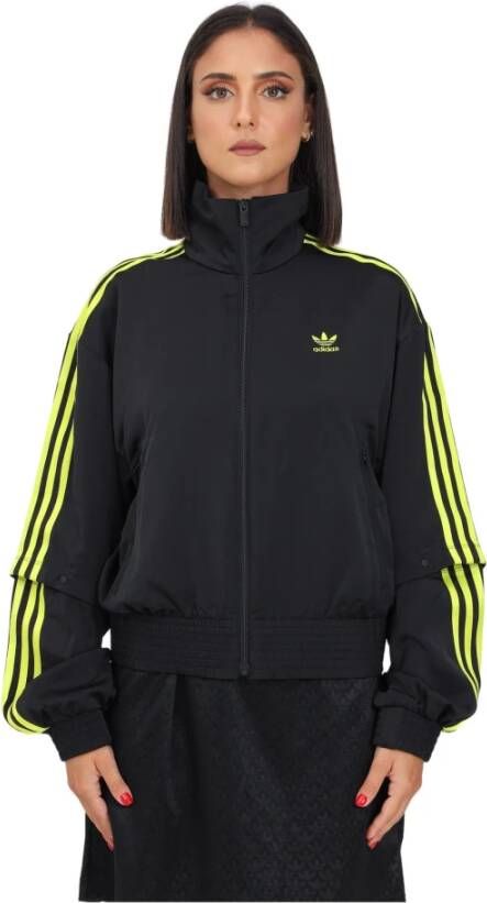Adidas Originals Zwarte Sweaters met Rits Damesmode Zwart Dames