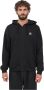 Adidas Originals Zwarte Zip Sweatshirt Heren Essentials Zwart Heren - Thumbnail 2