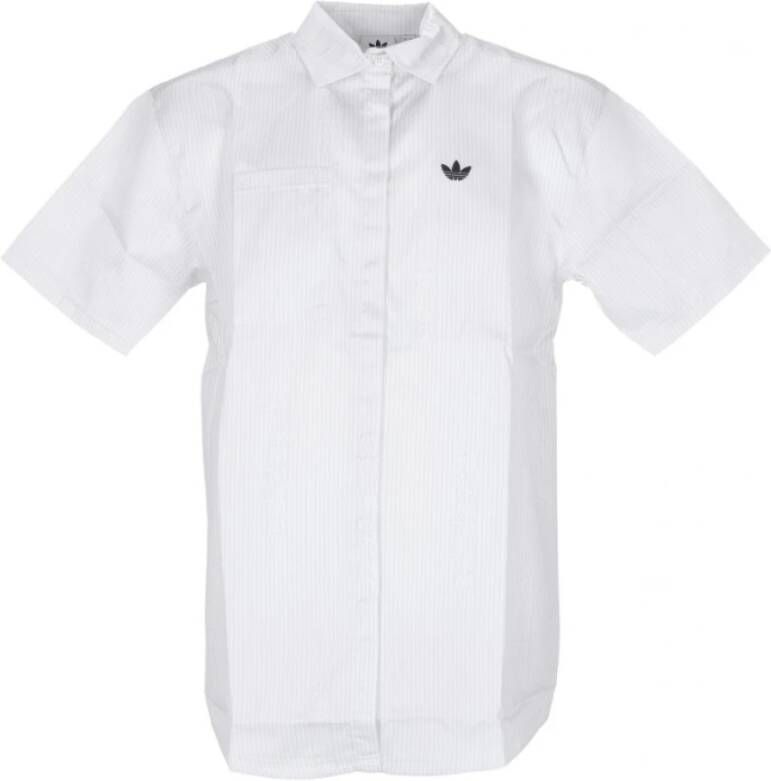 Adidas Overhemd Koop los overhemd wit grijs tegen een verlaagde prijs White Dames