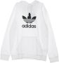 Adidas Oversized Ecru Tekst Print Sweatshirt Wit Heren - Thumbnail 1