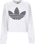 Adidas Oversized Lichtgewicht Crewneck Sweatshirt White Dames - Thumbnail 1
