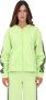 Adidas Future Icons 3-Stripes Full-Zip Hoodie voor vrouwen Green Dames - Thumbnail 1