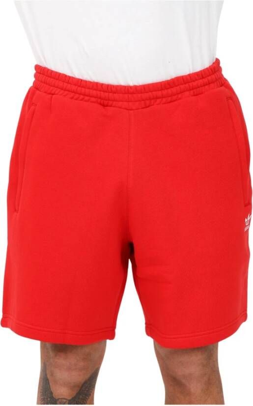 Adidas Rode casual shorts voor heren Rood Heren
