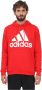 Adidas Rode Heren Hoodie Sportieve Stijl Herfst-Winter Collectie Rood Heren - Thumbnail 1