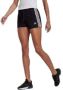Adidas Zwarte sportieve shorts voor dames met zijstrepen Black Dames - Thumbnail 5