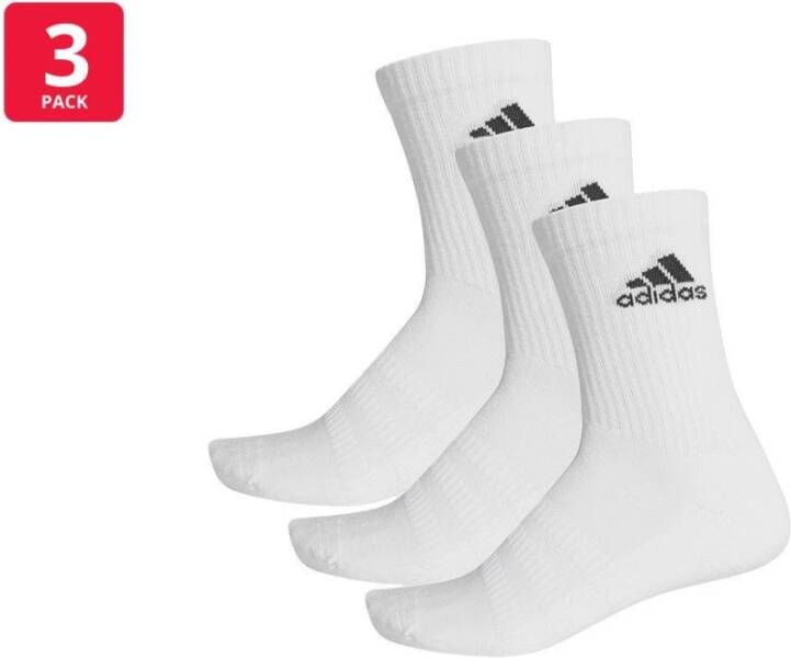 Adidas Sportswear Crew Sokken (3 Pack) Lang Kleding white white black maat: 43-45 beschikbare maaten:43-45 40-42 37-39