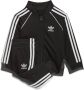 Adidas Originals Superstar baby joggingpak zwart wit Gerecycled polyester Ronde hals 104 - Thumbnail 1