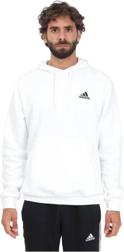 Adidas Sportswear Essentials Witte Hoodie voor Heren White Heren