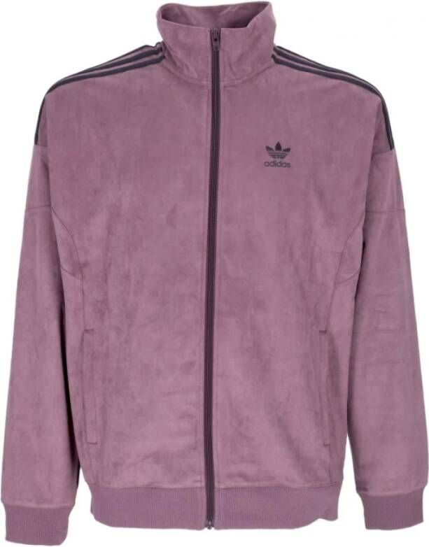 Adidas Sweatshirt met rits Purple Heren