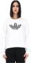 Adidas Originals Geribbelde Crewneck Hoodies Sportief Lange Mouw White Dames - Thumbnail 1