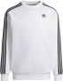 Adidas Originals Trainingsshirt Adicolor Clics 3-Stripes Crew Sweatshirt White Heren - Thumbnail 2