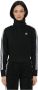 Adidas Originals Zwarte zip-sweatshirt met logo borduursel Black Dames - Thumbnail 3