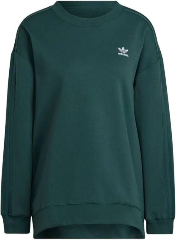 Adidas Groene Ronde Hals Dames Sweatshirt Green Dames