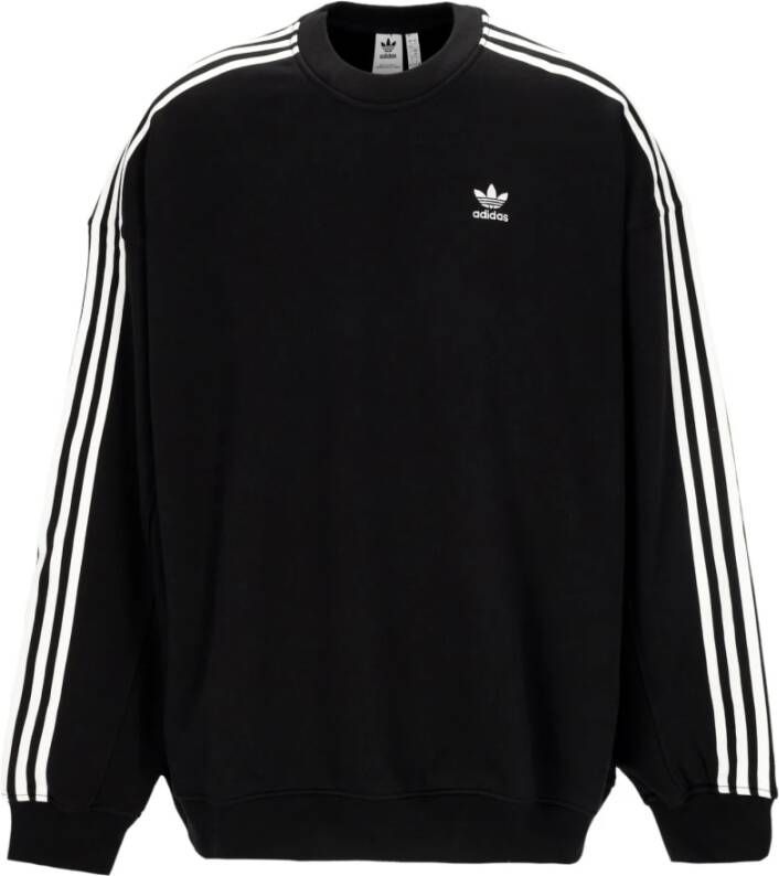 Adidas Oversized Crewneck Sweatshirt Klassieke Adicolor Zwart Dames