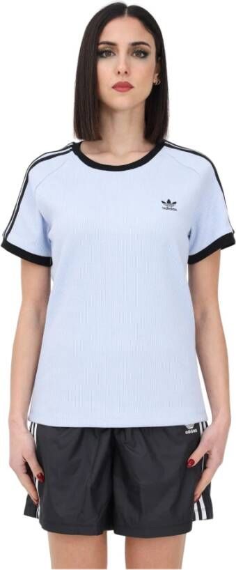 Adidas Originals Adicolor 3-stripes Summer T-shirt T-shirts Kleding blue dawn maat: M beschikbare maaten:XS M