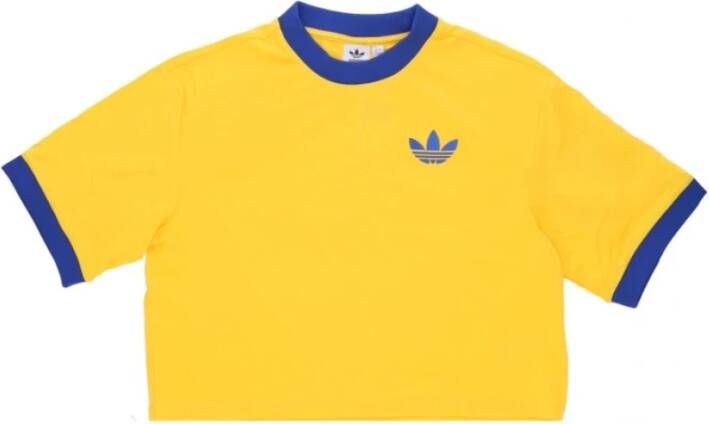 Adidas T-shirt Yellow Dames