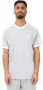 Adidas Grijze 3-Stripes Tee Crew-Neck Shirt Gray Heren - Thumbnail 2