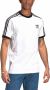 Adidas Originals Heren Wit Logo T-shirt met 3 Strepen White Heren - Thumbnail 2