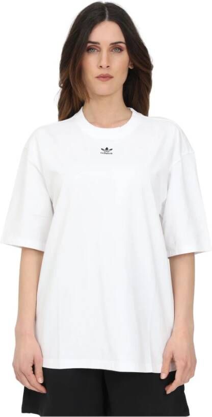Adidas T-shirts and Polos White Wit Dames