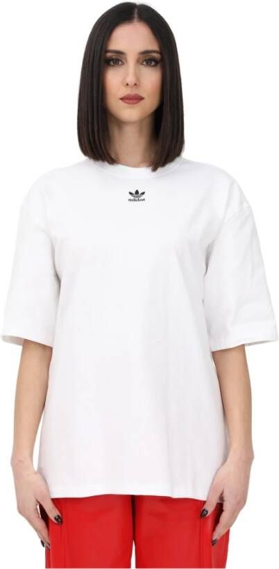 Adidas T-shirts and Polos White Wit Dames
