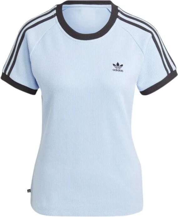 Adidas Originals Adicolor 3-stripes Summer T-shirt T-shirts Kleding blue dawn maat: M beschikbare maaten:XS M