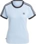 Adidas Originals Adicolor 3-stripes Summer T-shirt T-shirts Kleding blue dawn maat: M beschikbare maaten:XS M - Thumbnail 2