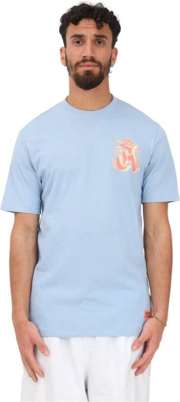 Adidas Originals T-shirt with logo Blauw Heren