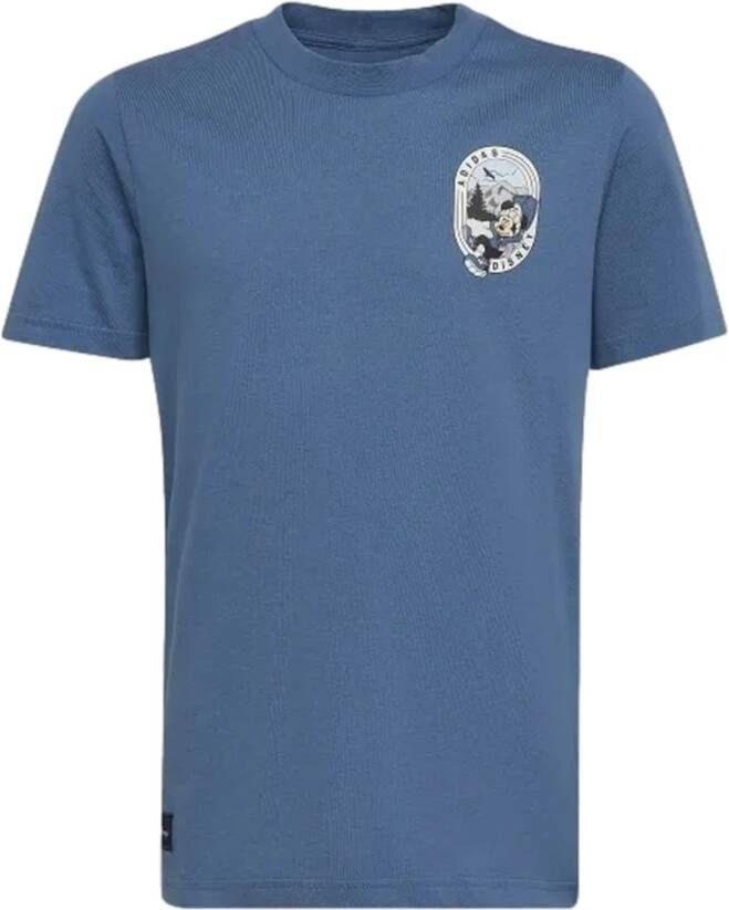Adidas T-Shirts Blauw Unisex
