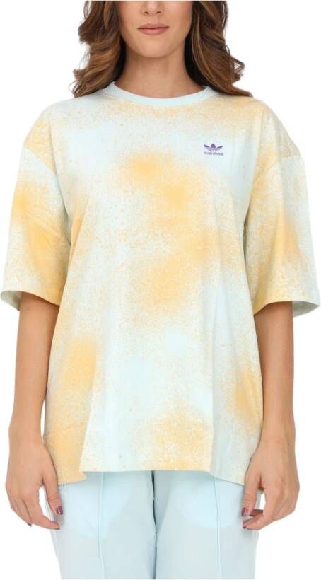 Adidas T-shirts Geel Dames