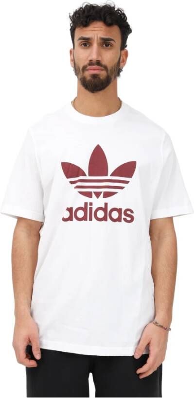 Adidas Klassieke Trefoil Tee Heren T-shirt White Heren
