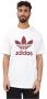 Adidas Klassieke Trefoil Tee Heren T-shirt White Heren - Thumbnail 1