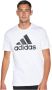 Adidas Essentials Single Jersey Big Logo T-Shirt Wit Heren - Thumbnail 5