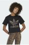 Adidas Women s Black T-shirt Zwart Dames - Thumbnail 1