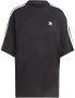 Adidas Originals Sportief Zwart T-shirt met Logo Borduursel en 3-Strepen Black Dames - Thumbnail 2