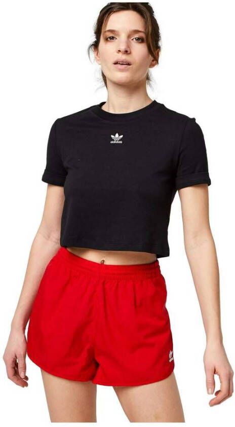 Adidas T-Shirts Zwart Dames