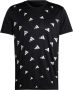 Adidas brand love logo's hardloopshirt zwart heren - Thumbnail 1