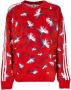 Adidas Trainingsshirt Crewneck X TheBe Magugu Power Red Multicolor Rood Dames - Thumbnail 1
