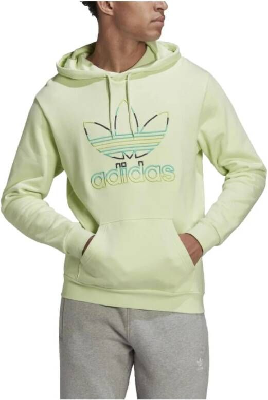 Adidas Tref Sweatshirt om kap te zijn 3 Groen