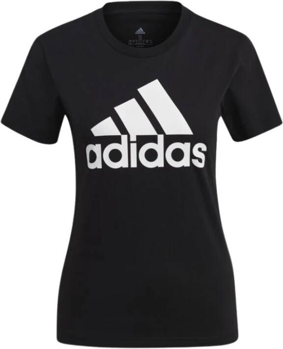 Adidas Zwarte T-shirts en Polos met Loungewear Black Dames