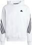 Adidas Toekomstige iconen 3-strepen hoodie White Heren - Thumbnail 1