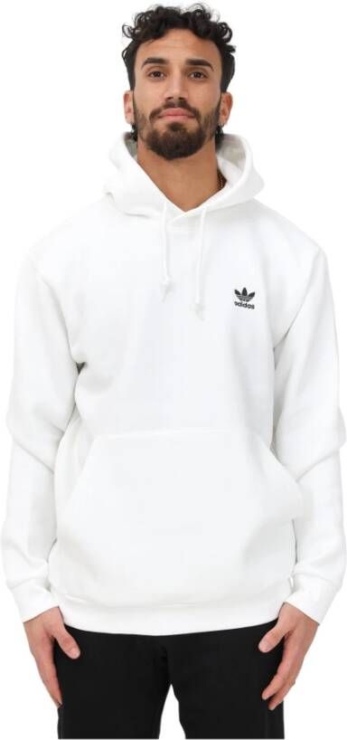 Adidas Witte Hoodie voor Heren Wit Heren
