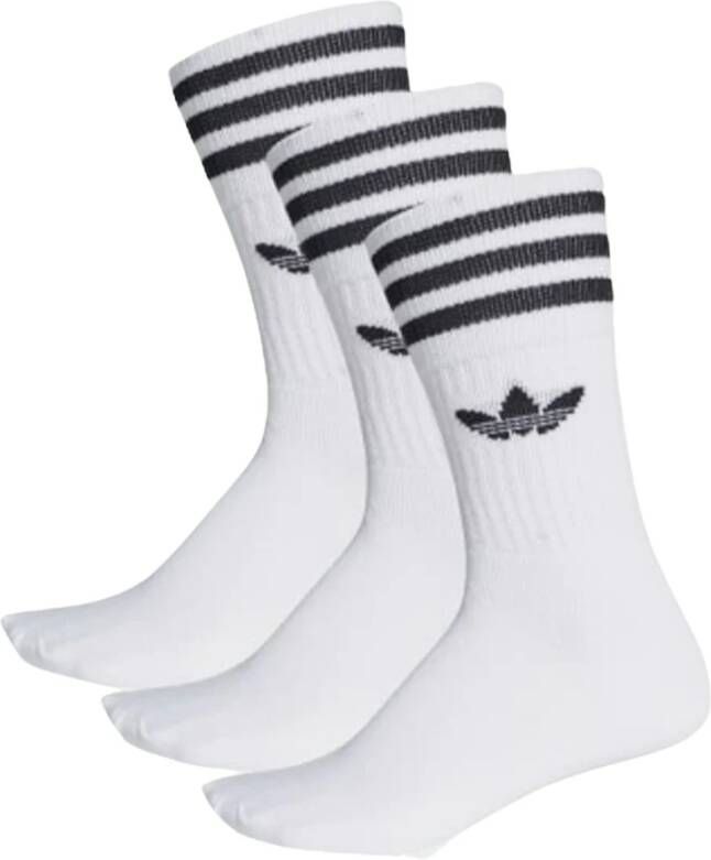 Adidas Witte Katoenen Sokken Set Wit Unisex