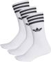 Adidas Originals Adicolor High Crew Sokken (3 Pack) Kort Kleding w white maat: 35-38 beschikbare maaten:39-42 43-46 35-38 - Thumbnail 2