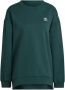 Adidas Groene Ronde Hals Dames Sweatshirt Green Dames - Thumbnail 1
