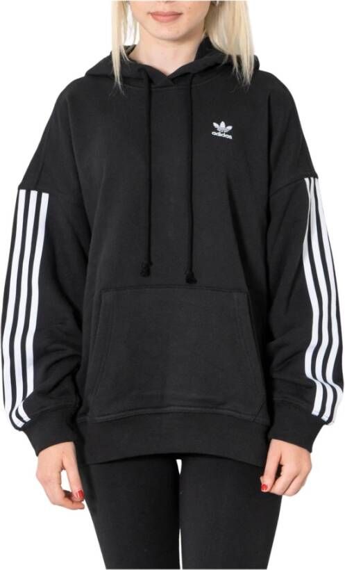 Adidas Originals Adicolor 3-stripes Hoodie Hoodies Kleding Black maat: S beschikbare maaten:S