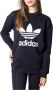Adidas Originals Zwart Crewneck Sweatshirt met Trefoil Black Dames - Thumbnail 7