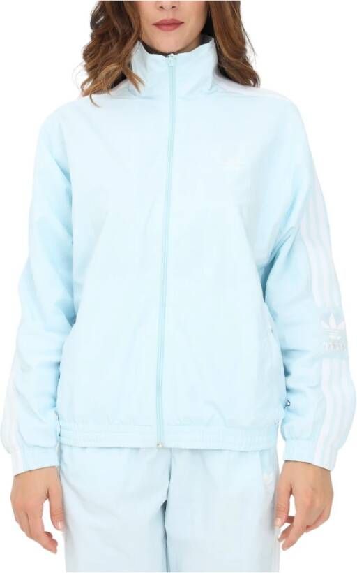 Adidas Originals Adicolor Lock-up Trainingsjacke Hooded vesten Kleding almost blue maat: XS beschikbare maaten:XS