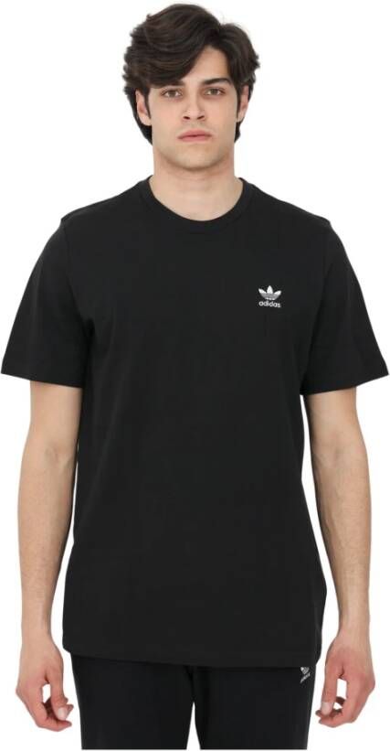 Adidas Zwart Adicolor Essential Trefoil T-shirt Zwart Heren